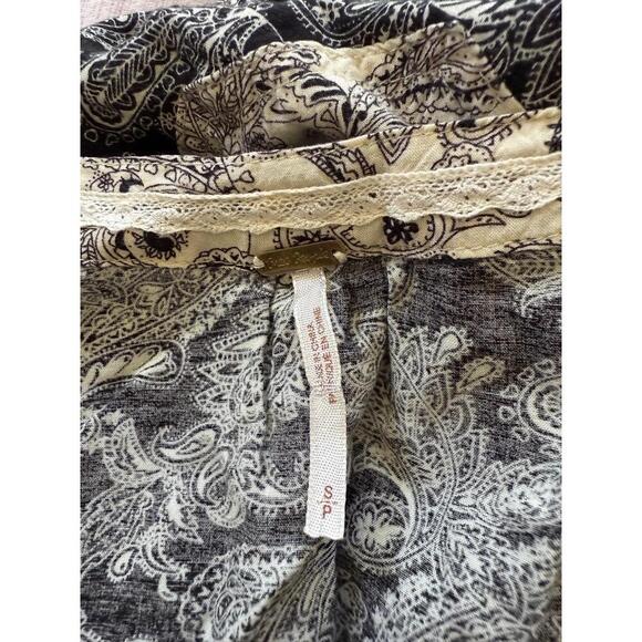 Free People Sheila Jumpsuit Floral Printed Long Sleeve Romper Sz small - Picture 5 of 5